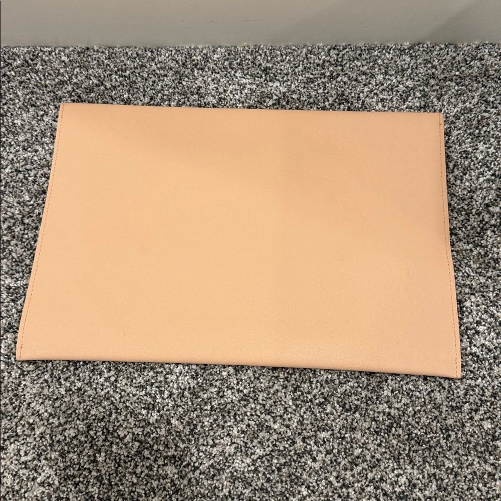 DesignWorks Ink Vegan Leather Classy Fun Stylish Laptop Folio Peach and Cream